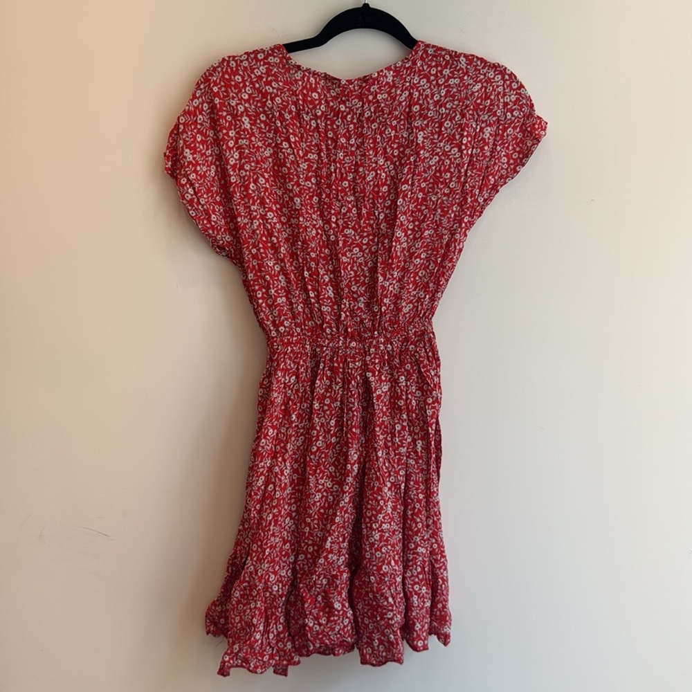 FLORAL REDāMINI DRESS - Picture 9 of 10